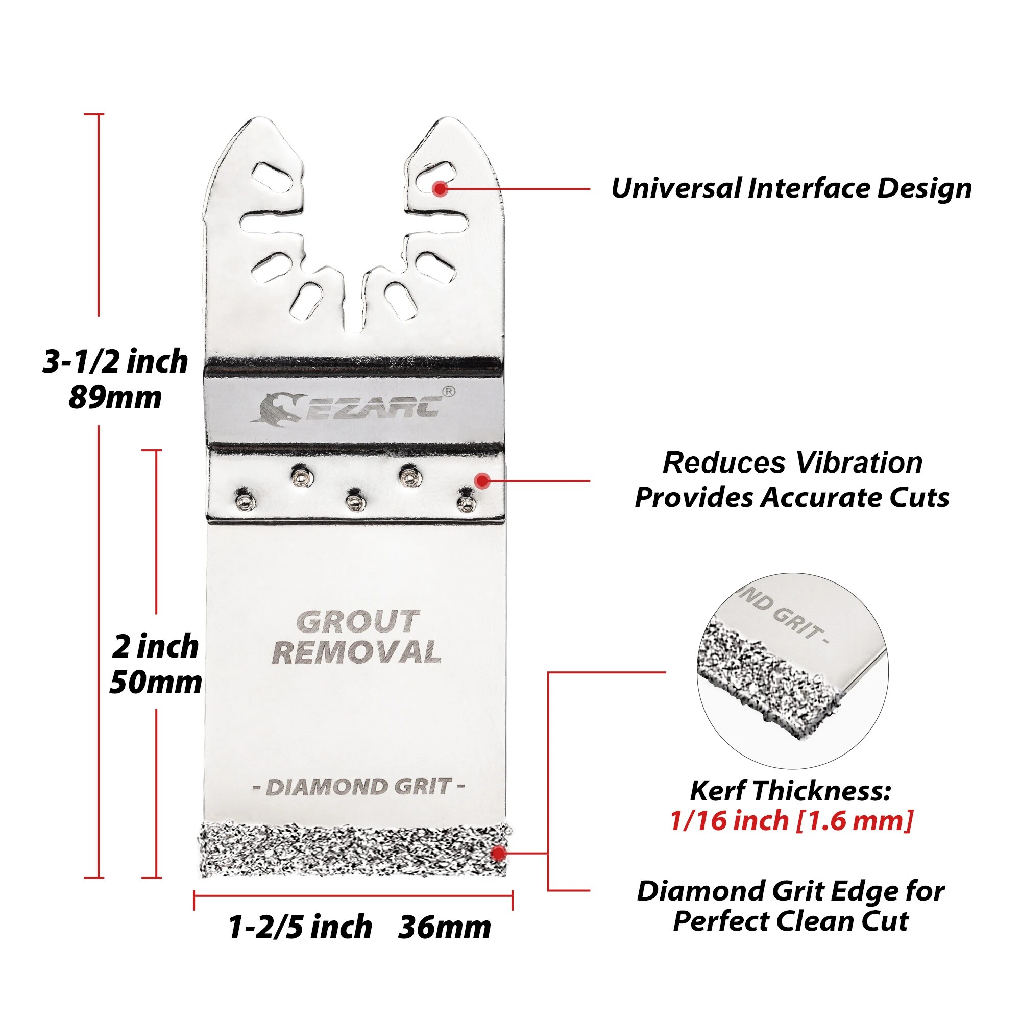 EZARC 3PCS Diamond Oscillating - đánh giá và giá Grout Saw Removal