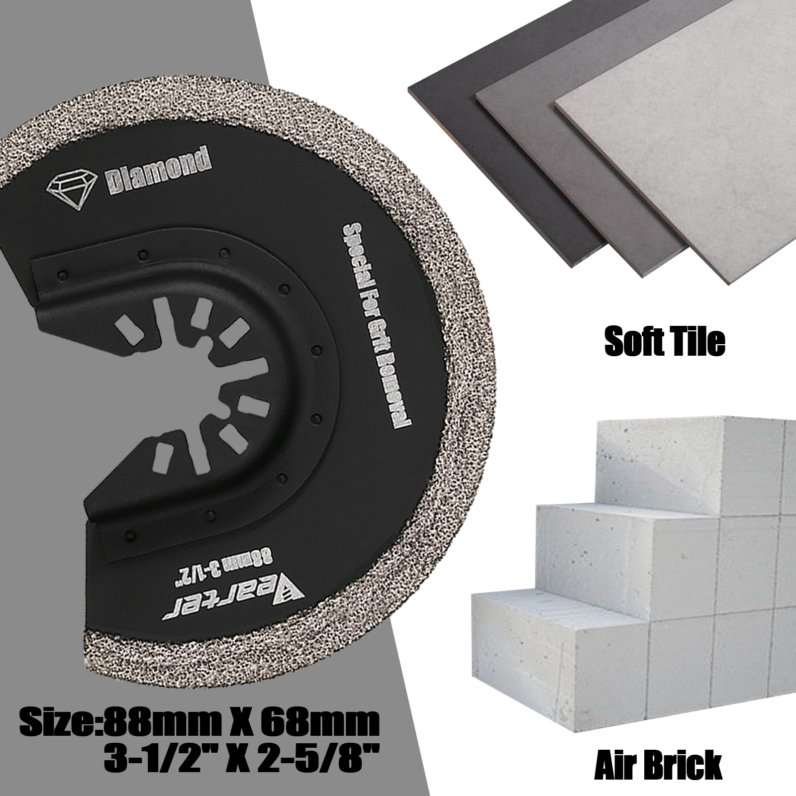 Vearter 4Pack Diamond Semi-Cir - đánh giá và giá Grout Saw Removal