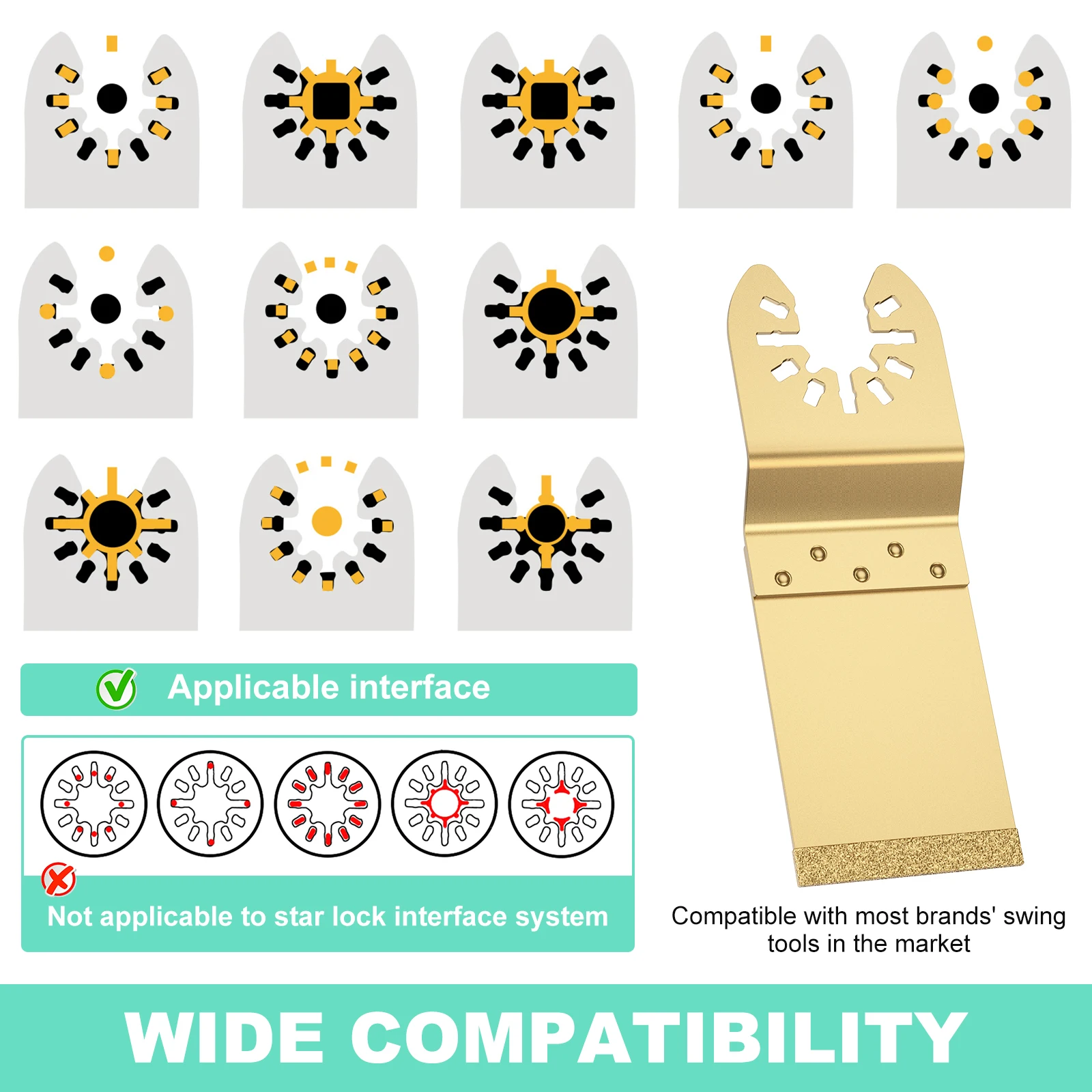 6pcs Oscillating Saw Blades 1- - đánh giá và giá Grout Saw Removal