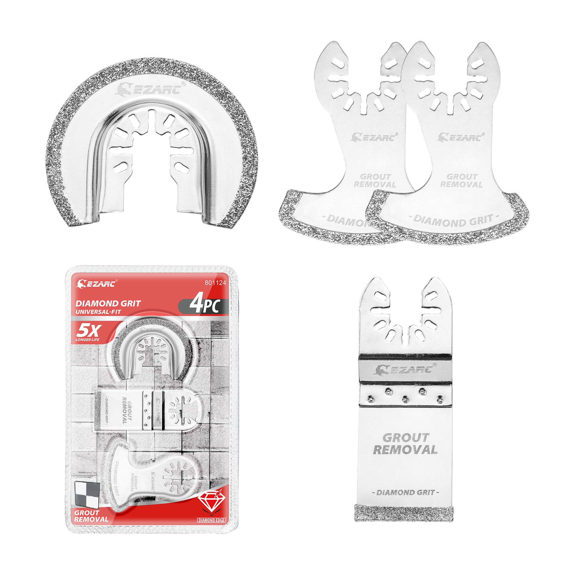 EZARC 4PCS Diamond Oscillating - đánh giá và giá Grout Saw Removal