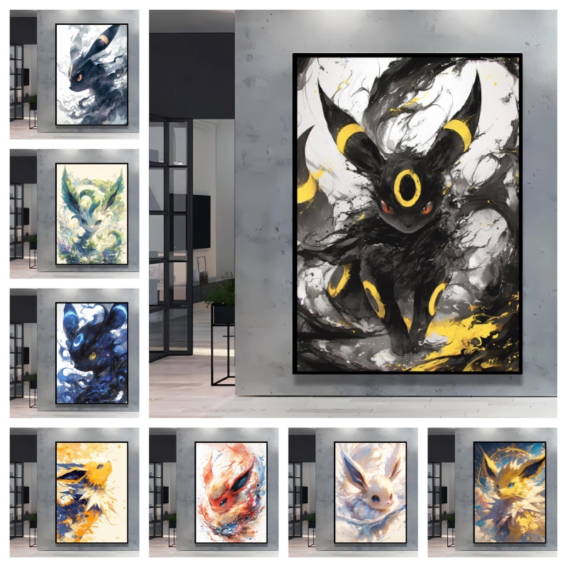 Pokemon Eevee Series Wall Art  - đánh giá và giá Home Improvement Tv Show