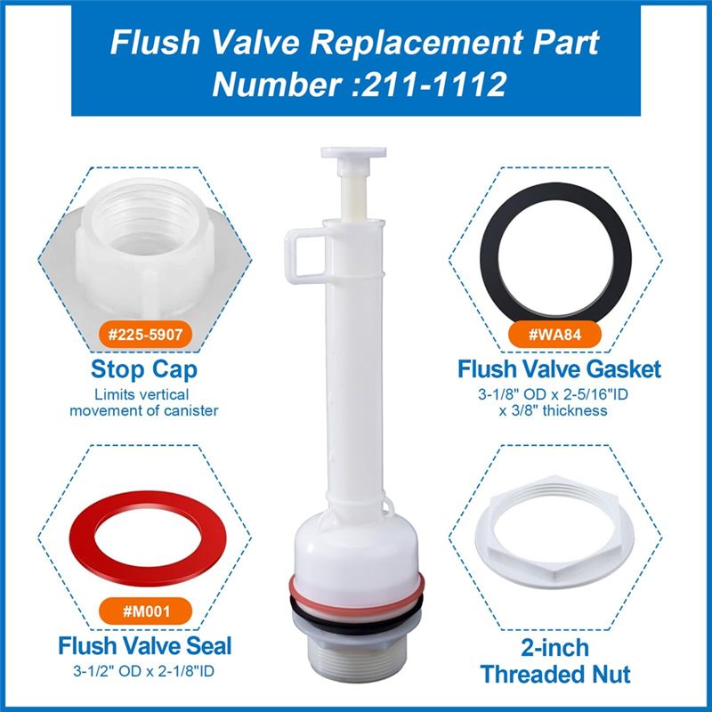 A23E-Toilet Flush Valve Replac - đánh giá và giá Toilet Flush Valve