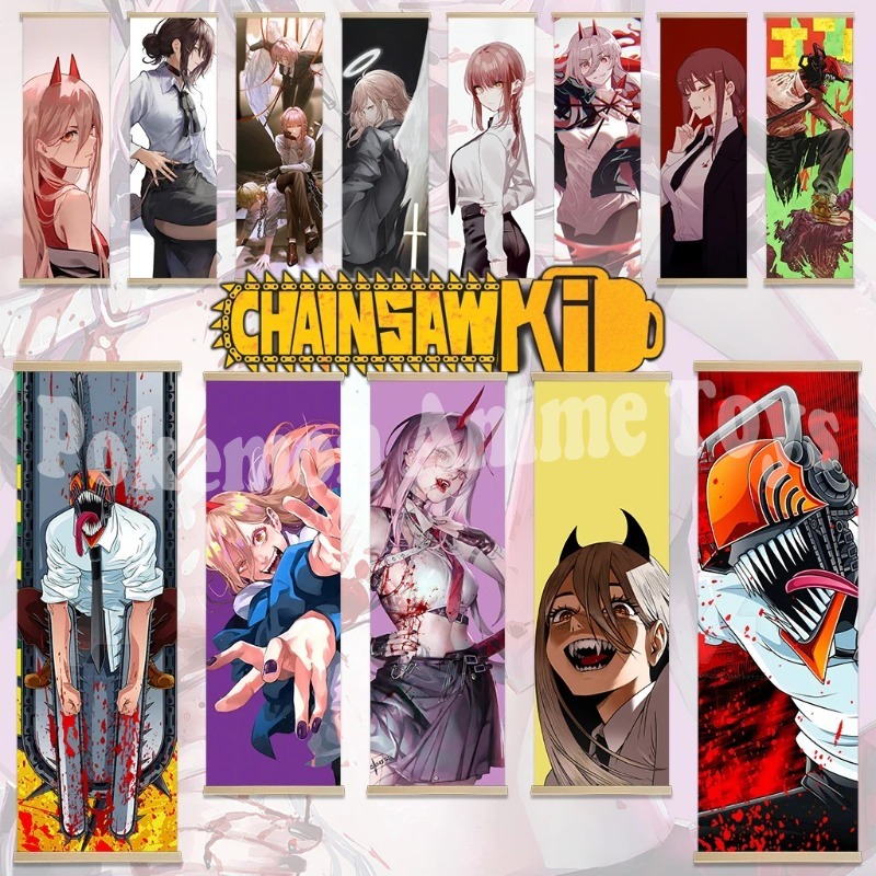 Chainsaw Man Anime Poster Wood - đánh giá và giá Home Improvement Tv Show