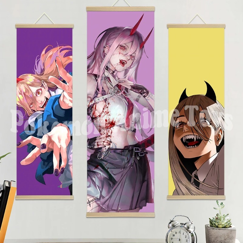 Chainsaw Man Anime Poster Wood - đánh giá và giá Home Improvement Tv Show