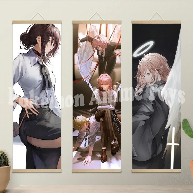 Chainsaw Man Anime Poster Wood - đánh giá và giá Home Improvement Tv Show