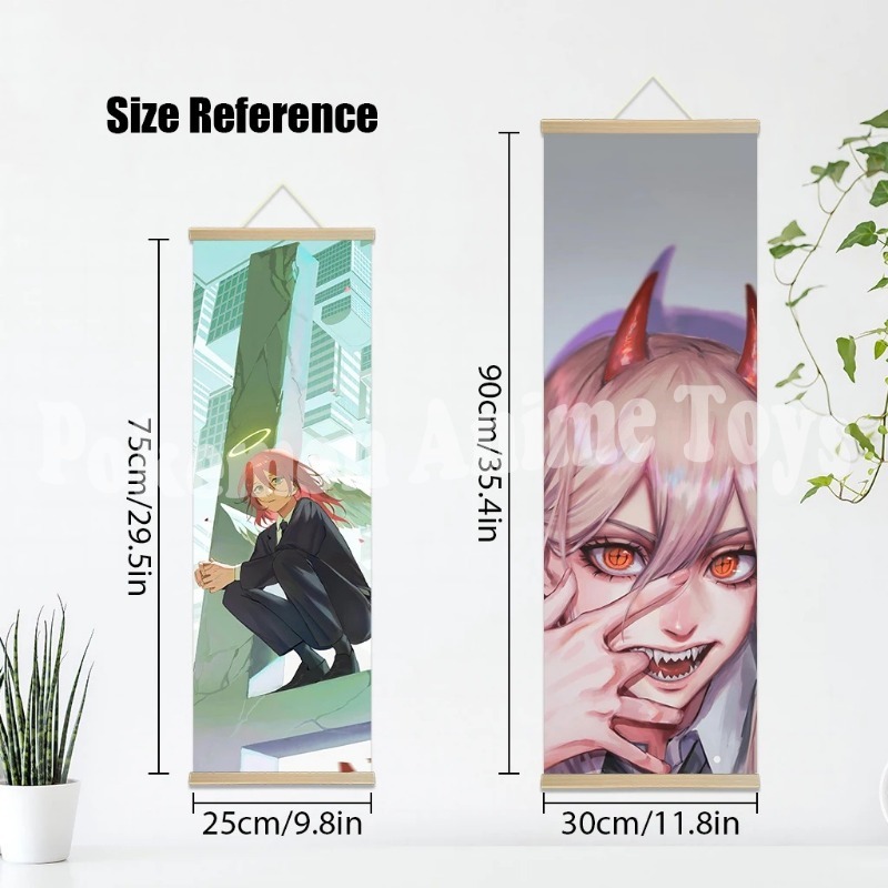 Chainsaw Man Anime Poster Wood - đánh giá và giá Home Improvement Tv Show