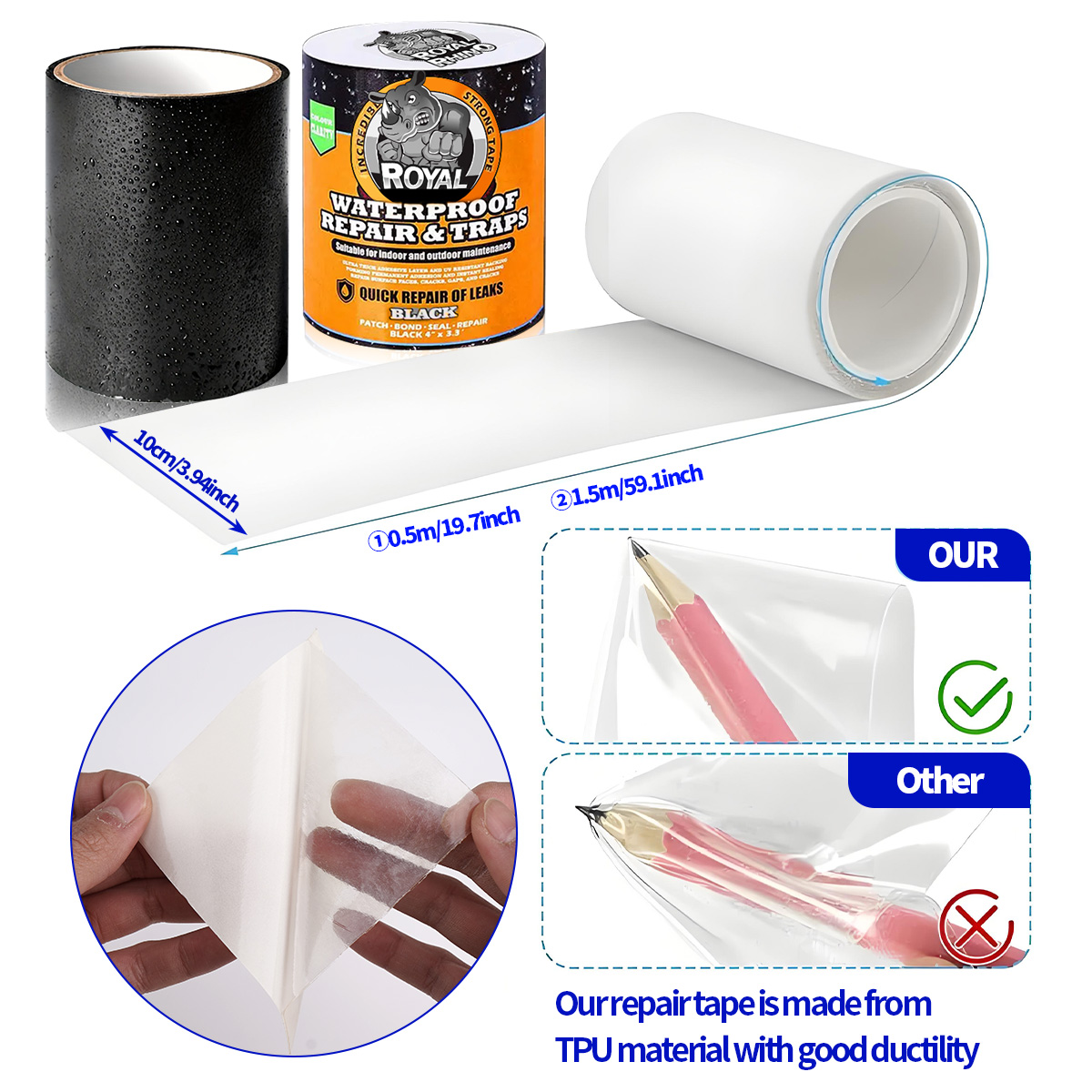 Waterproof Tape for Leak Repai - đánh giá và giá Roof Sealant Patch
