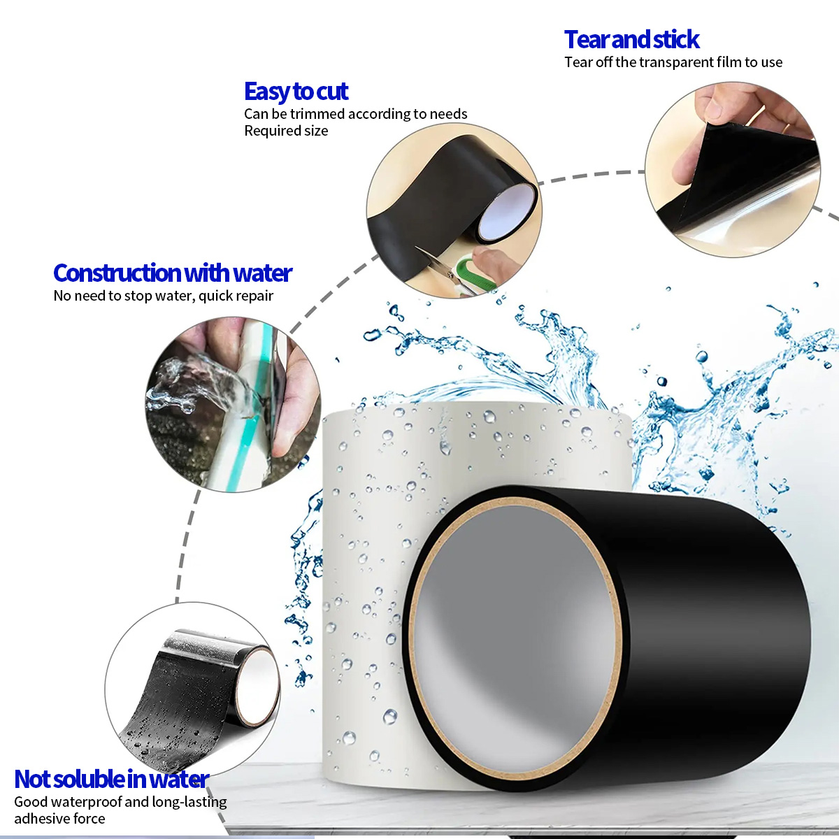 Waterproof Tape for Leak Repai - đánh giá và giá Roof Sealant Patch