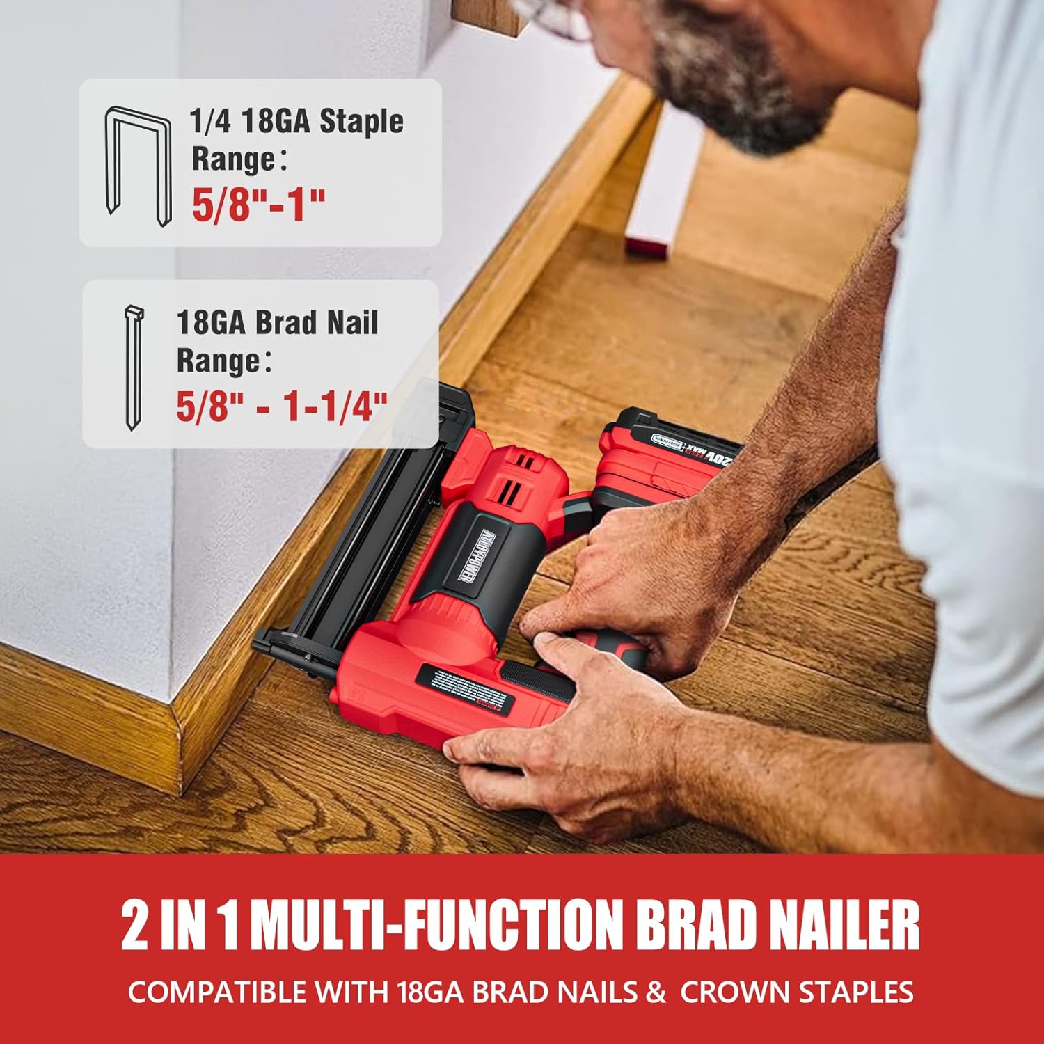 2-in-1 Cordless Brad Nailer an - đánh giá và giá Home Improvement Brad