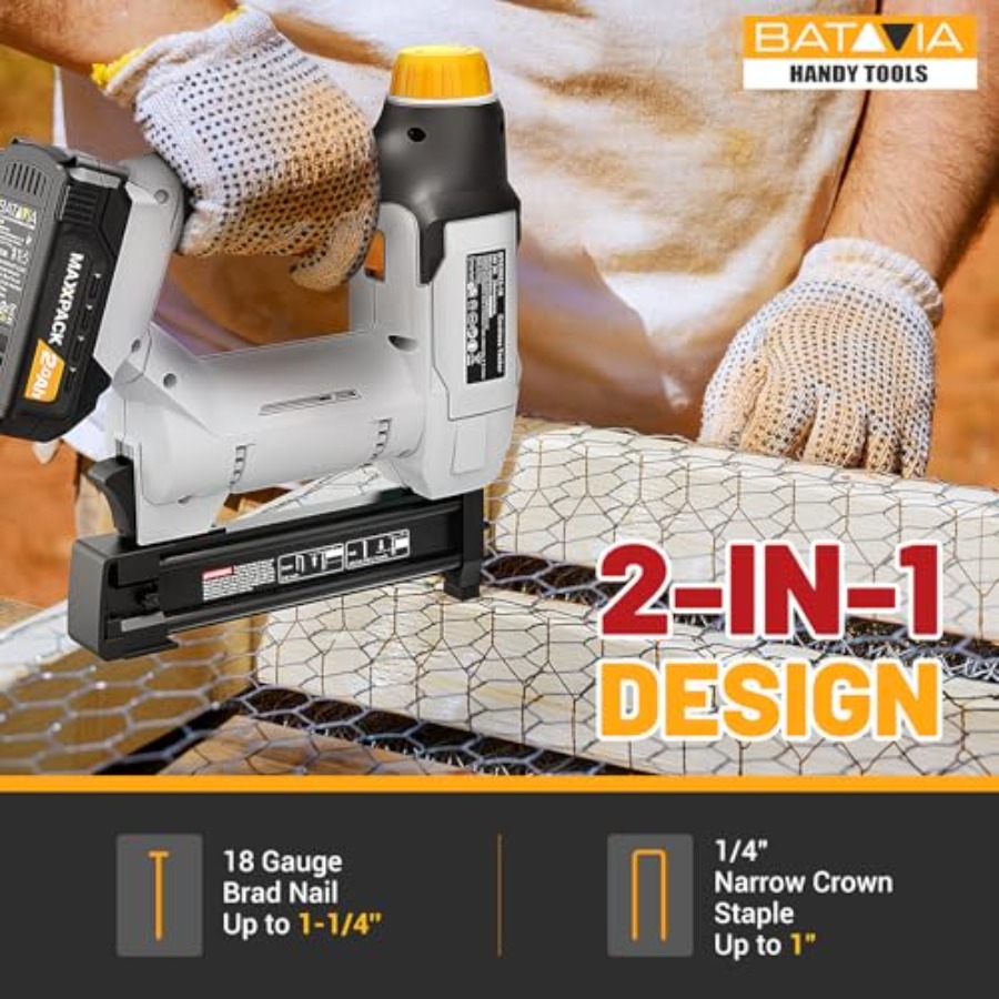 20V Cordless Nail Gun Battery  - đánh giá và giá Home Improvement Brad