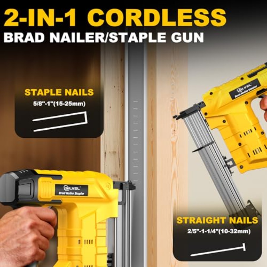 Cordless nail gun for woodwork - đánh giá và giá Home Improvement Brad