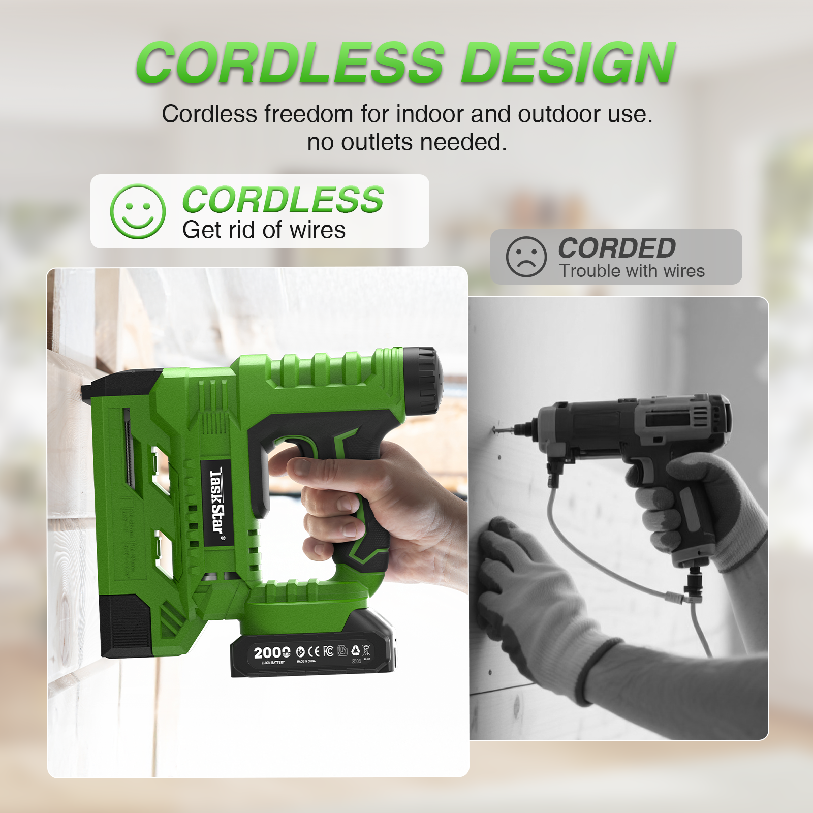 TaskStar Cordless Brad Nailer  - đánh giá và giá Home Improvement Brad